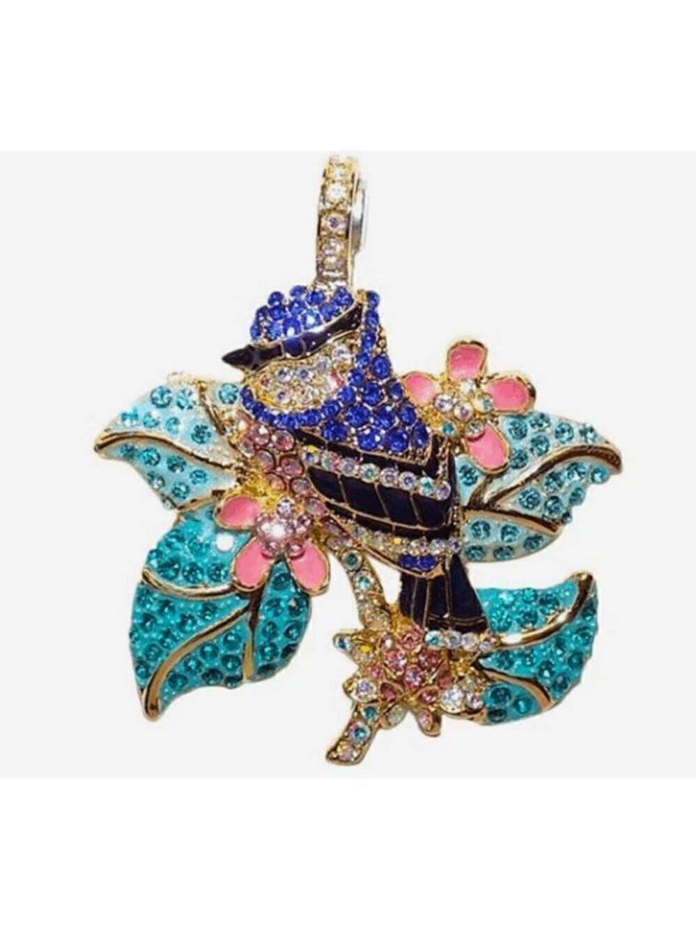 Kirks Folly BLUE SONG BIRD MAGNETIC ENHANCER Pendant